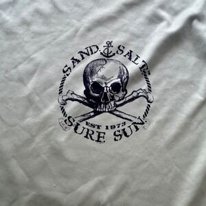 Sand Salt Sure Sun Skull & Reel‎ Life XL Swim Tops Rash Guard Bundle Set Of Two